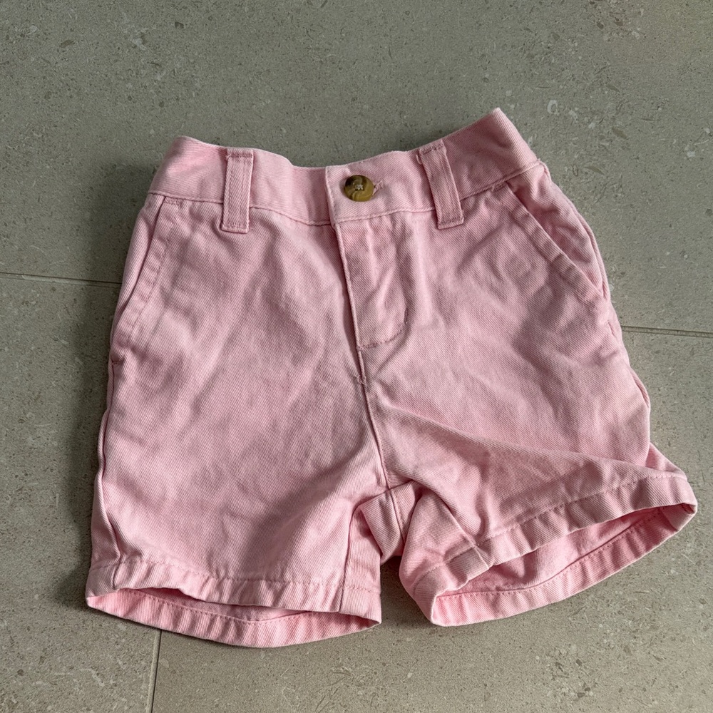 Janie and Jack Light Pink Boys Shorts